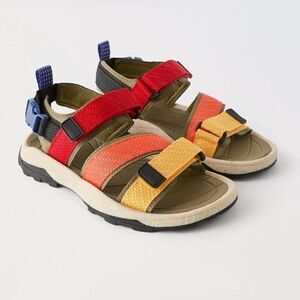 Zara Multicolored Sandals(Size 36/4.5)